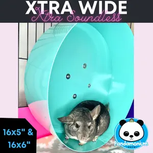 16x5 and 16x6 XTRA Wide XTRA Soundless Spinner- Chinchilla wheel-Multiple colors