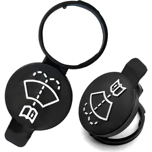 2Pcs Windshield Washer Fluid Reservoir Cap - Windshield Wiper Fluid Cap Replacement Cap Compatible with GMC Chevrolet Buick Cadillac 12767700, 13227300, 19172571