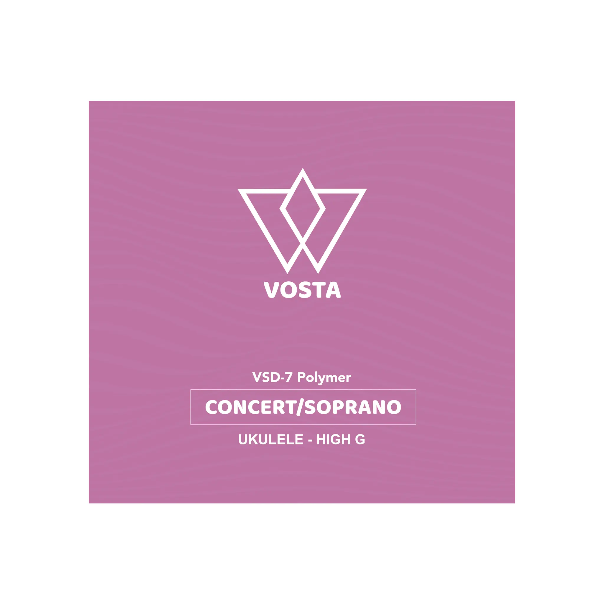 Vosta Polymer Soprano/Concert Ukulele Strings - High G