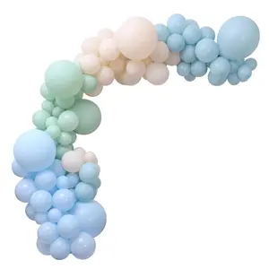 Blue Beach Balloon Arch Kit 148pcs Boho Surf Birthday Baby Shower Decor