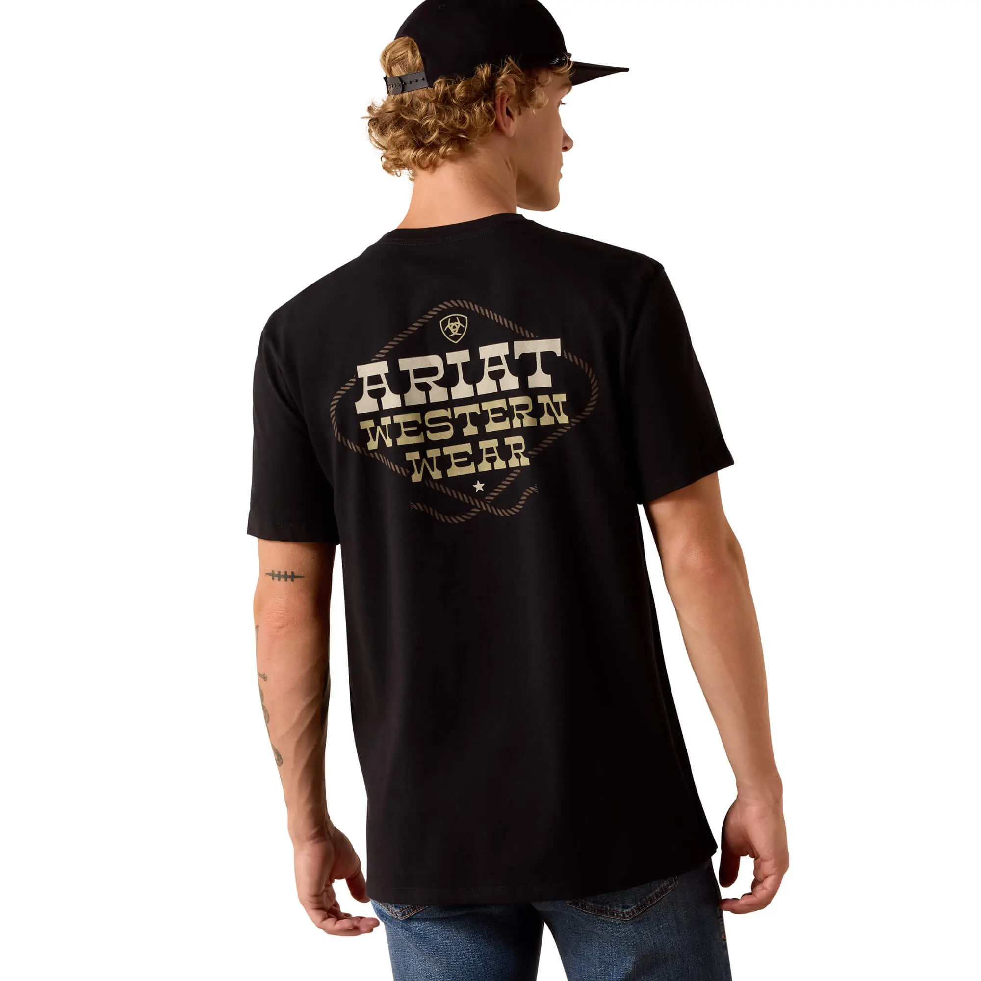 Men's Country and Western Lockup Classic Fit T-Shirt Men's Country and Western Lockup Classic Fit T-Shirt