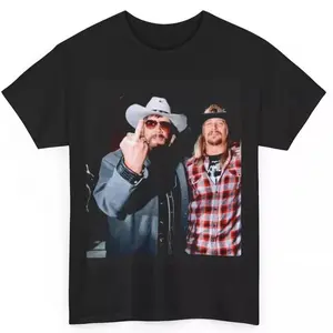 Hank Williams T-shirt kid rock country vintage Unisex Cotton Streetwear Tshirt