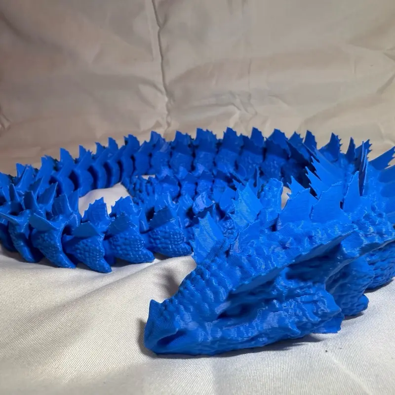 3d printed giant mermaid tailed dragon