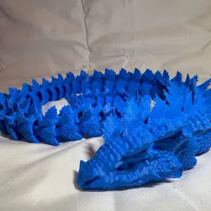 3d printed giant mermaid tailed dragon