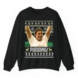 Dean Winchester Pudding Christmas Vintage SweatShirt, Movies Quote Unisex Christmas  TShirt