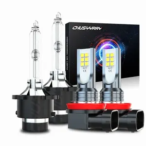 Compatible with Infiniti M37 2011 2012 2013 Xenon HID/LED Headlight High/Low+Fog Ligh Bulbs