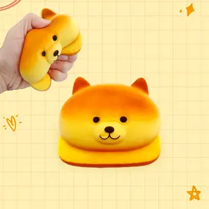 1pc Cute Animal Bread Squeeze Toy, Slow Rising Toy, Novelty Squeeze Toy, Cute Animal Design, Suitable for Party Supplies, Birthday Party Gifts, Gift Bag Fillers, Classroom Prizes - Assorted Varieties