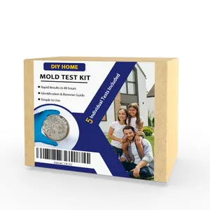 Mold Testing Kit with 5 Individual Tests - DIY Mold Test Kit for Home - Includes Detailed Mold  Guide - Fast and Reliable Mold Detector for Home