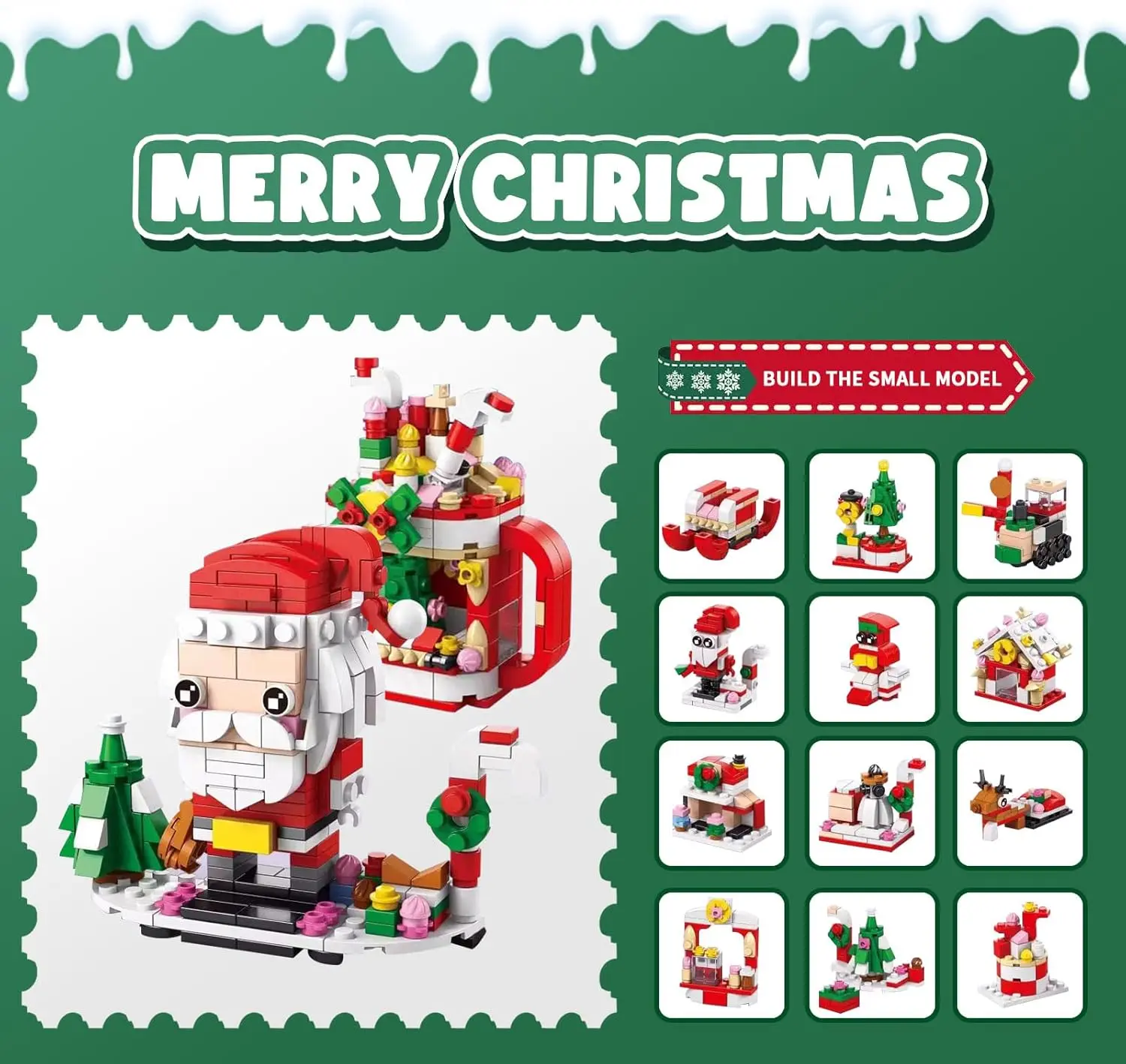2025 Countdown Advent Building Kit – 605 Pcs STEM Construction & Creative DIY Brick Blocks for Kids, Adults & Family | All-Age Building Set & Gift Idea
