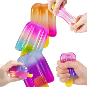 2026 New ice Cream Extrusion toy-a soft and sensitive gripping toy suitable for children which can relieve stress and anxiety It is suitable as a birthday gift or classroom reward and is suitable for use at summer parties