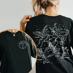 Two Sided Hercules Damsel Hero Megara Hades Shirt, Hercules Map Dn Tee, Symbol of the Gods, DnWorld Shirt