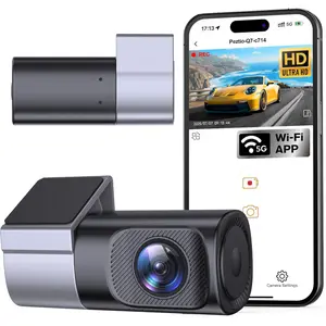 1080P Dash Cam Car Camera FHD Driving Recorder with WiFi APP Control Night Vision 24 Hour Parking Mode Loop Recording G Sensor 145 Degree Wide Angle HDR Video Recorder Supports 128GB Compact Mini Dashcam for Cars Trucks Ride Share Drivers Road Safety