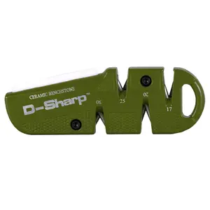 SHARP D-Sharp Quad-Angle Sharpening Tool - 600 Grit Ceramic and Diamond, Sports & Outdoor Hunting Equipment