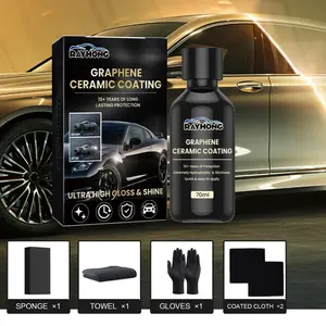 Plastic Car Coating Renovation Spray-10HGraphene Coating for Car Detailing - Lasting Protection - Ultra High Gloss Shine, Extremely Hydrophobic
