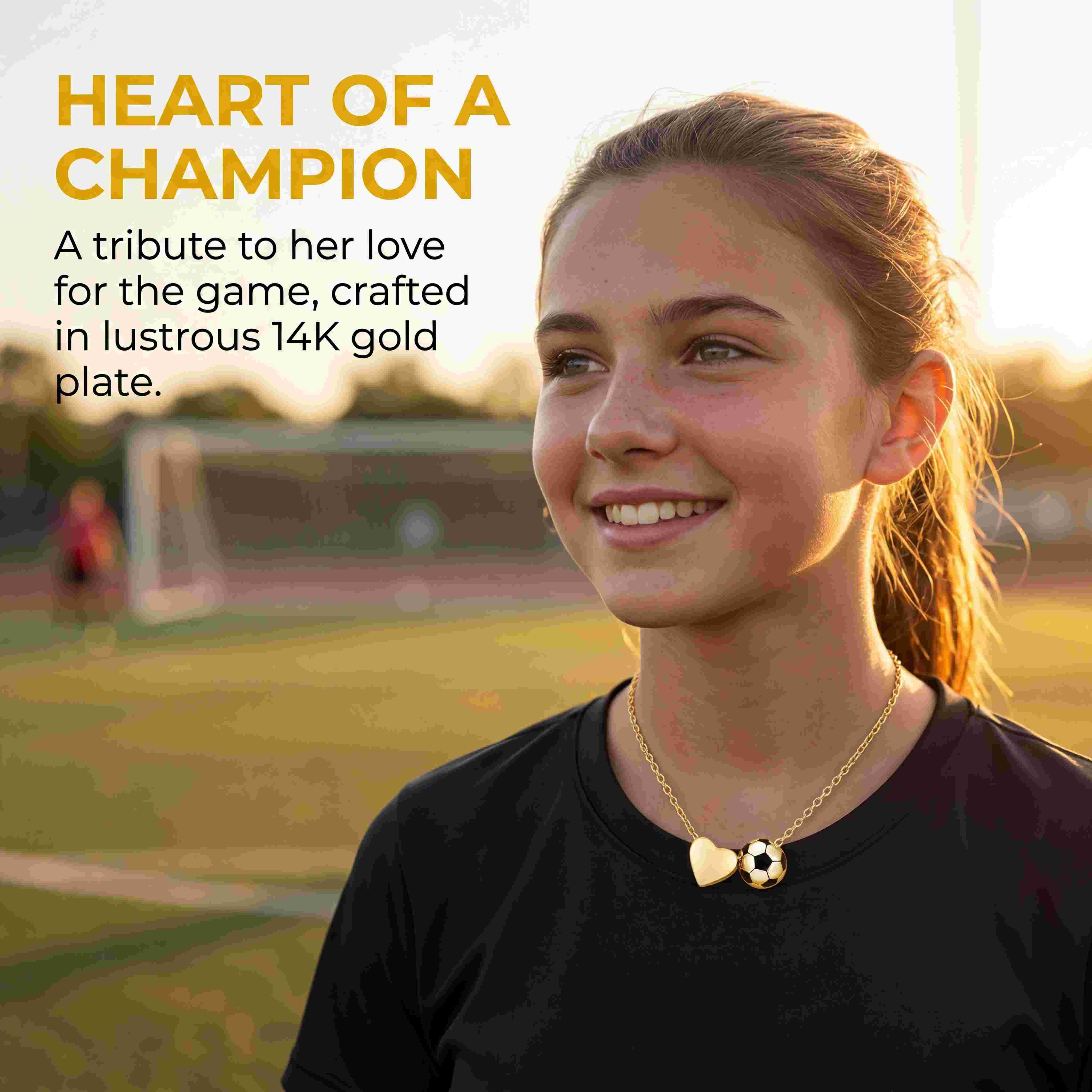 football Necklace football Necklace for Girls Women, Sporty Jewelry Gift for Boyfriend, 16+3 Inch Copper Chain, Initial Letter Necklace, Initials Necklace