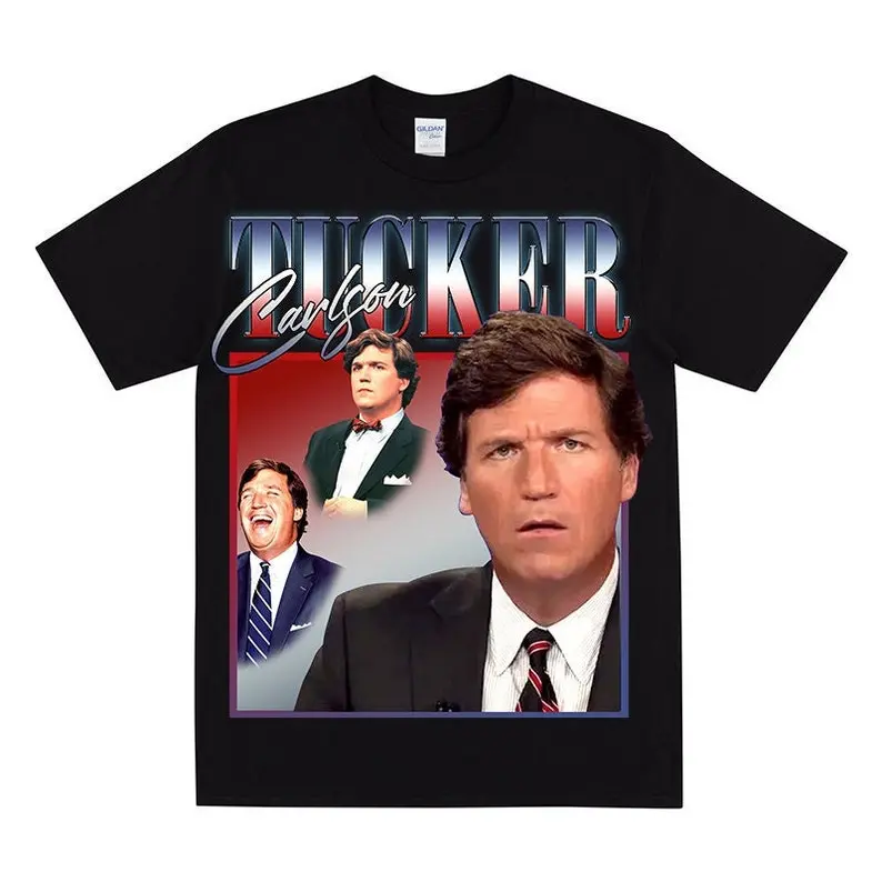 TUCKER CARLSON Homage T-shirt, Tucker Carlson Face T Shirt, Funny Tucker Carlson Tshirt, I Love Tucker Carlson, Tucker Carlson Election Tee