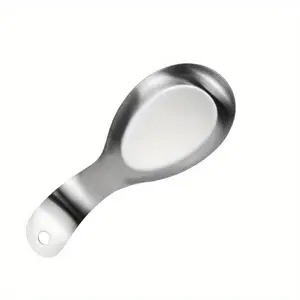 Stainless Steel Soup Spoon Rest, Durable Soup Spoon Holder, Kitchen Utensil Holder, Kitchen Accessories, Home Organizer, Cutlery, Kitchenware