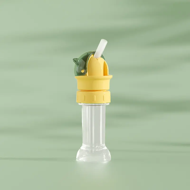 1 Pack Kids Water Bottle Spout Conversion Cap with Straw | Universal Fit for Juice & Water Bottles | Spill-Proof Flip Top Cover for Toddlers & Children