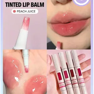 SHEGLAM Glow Addict Lip Balm-Rocky Road Moisterizing Lip Care High Shine Finish Lip Gloss with Brush