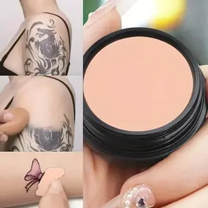 Full-coverage Facial Concealer for Flawless Skin - Long-lasting, Hides Freckles,, and Tattoos, Natural Finish, Suitable for All Skin Types, Multi-color Cream Formula