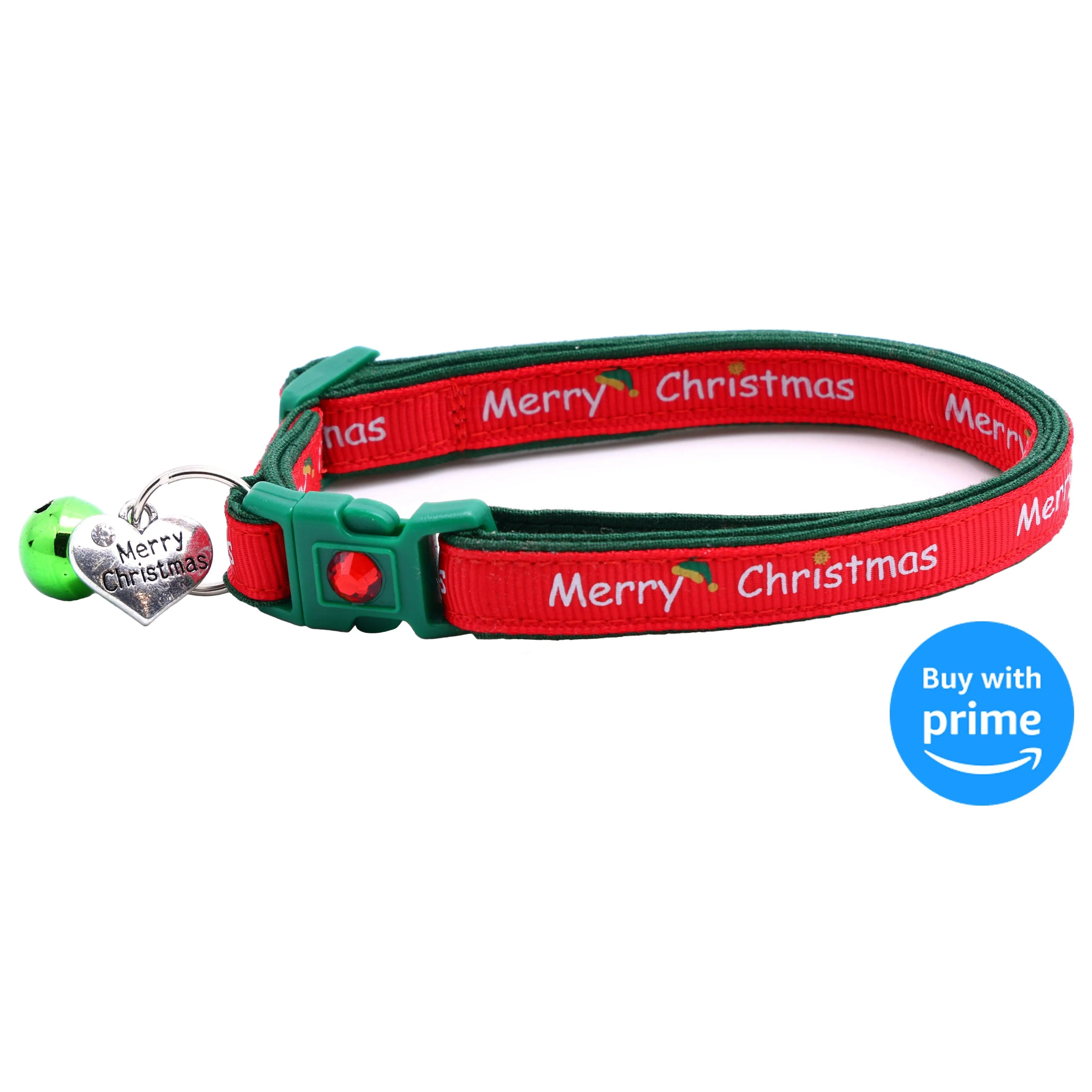 Merry Christmas 1 Safety Cat Collar