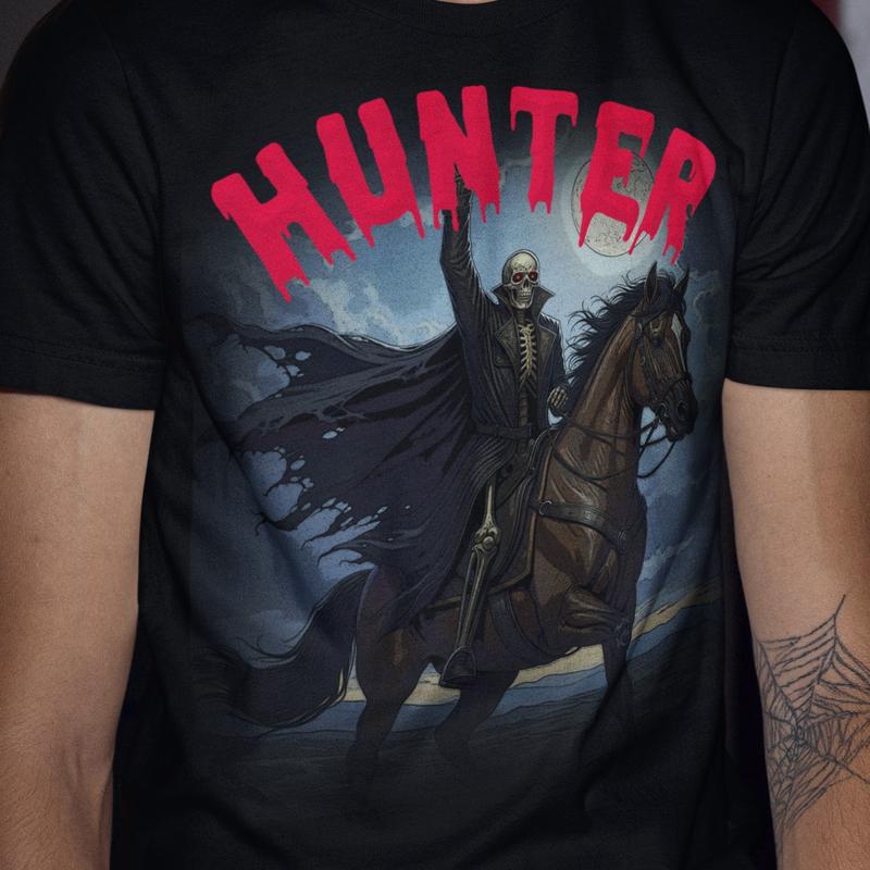 Hunter Tee - Soft Cotton Shirt with Unique Hunter Graphic Design for Trendy and Comfortable Wear
