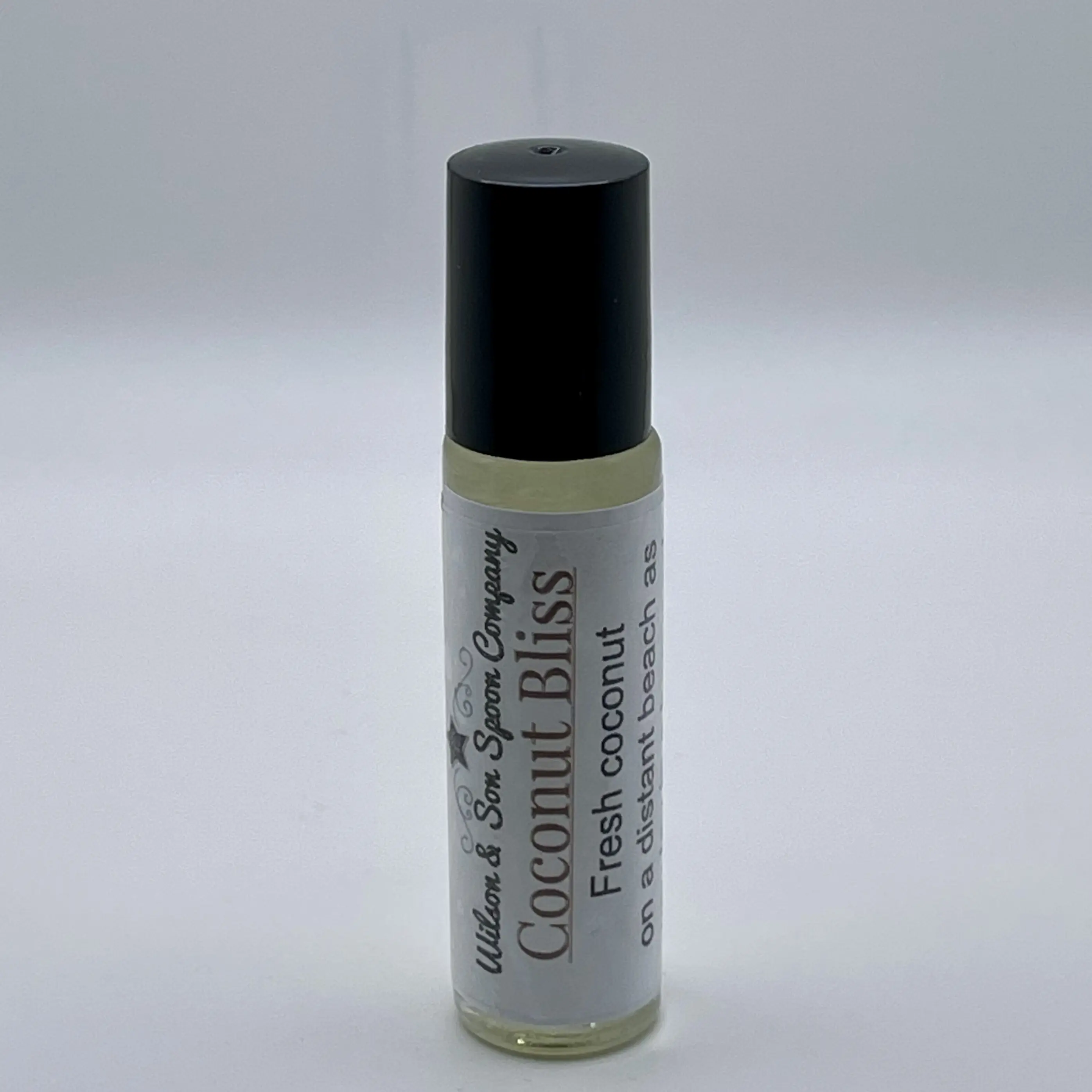Coconut Bliss Tropical Handcrafted Coconut & Almond Body Oil Roll-On - 10mL Paradise Fragranced Cosmetic, Ideal for Gifting, Self Care Bath & Body Care Product, Self Care Products