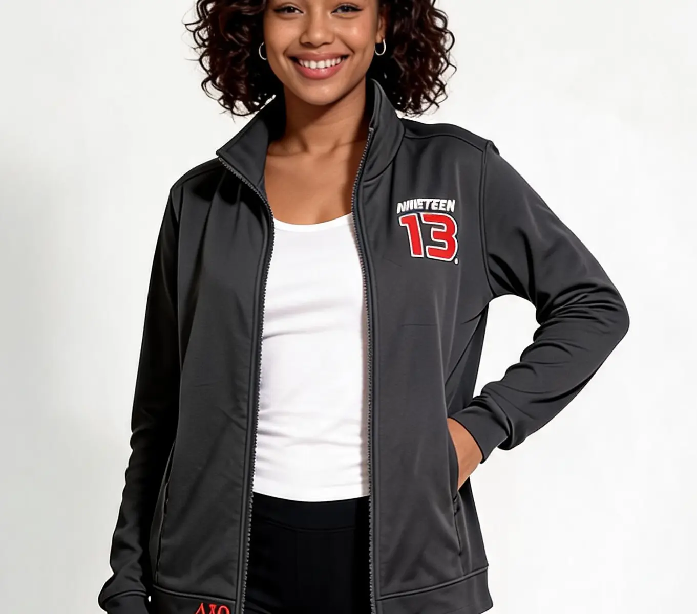 Delta 1913 Smooth Fleece Full Zip Jacket - Delta Sigma Theta
