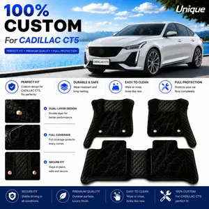 Car Floor Mats for Cadillac ATS.CTS.SRX.XTS.Escalade.GT4.IQ.CT4.CT5.CT6.left Hand Drive or Right Hand Drive 2008 2009 2010 2011 2012 2013 2014 2015 2016 2017 2018 2019 2020 2021 2022 2023 2024 2025 2026