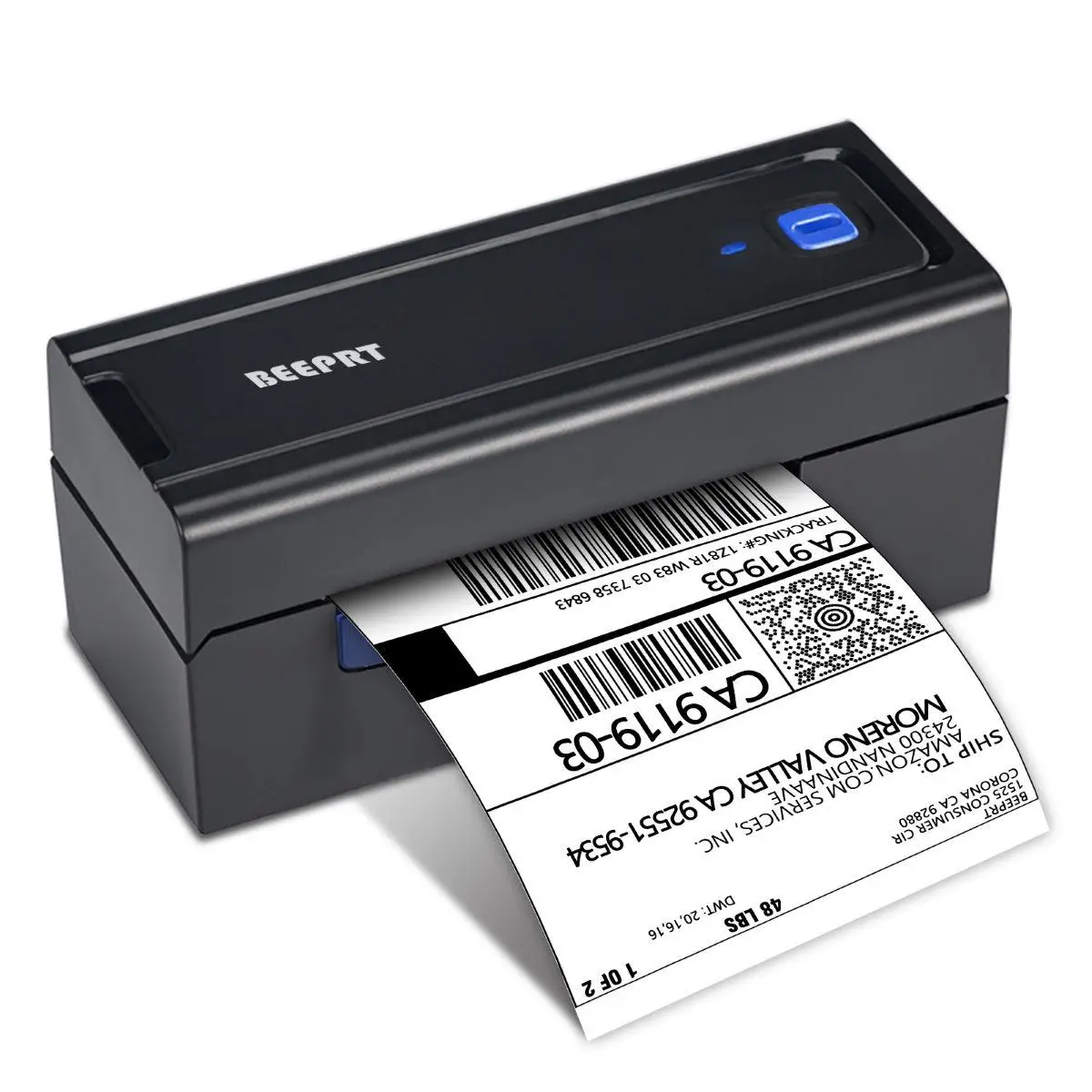 Wireless Shipping Printer 4x6 label, 480bt-Bluetooth Printer for Shipping Packages, Compatible with iOS, Android, PC, Mac, Etsy, Ebay, Shopify, USPS