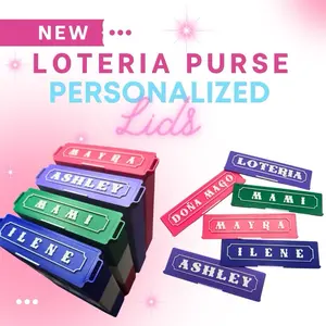 Loteria Purse, Personalizes lid upgrade