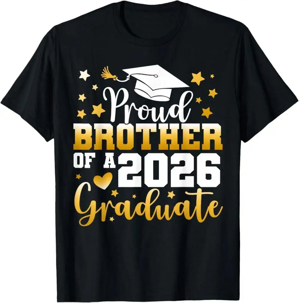 Graduation Family Proud Brother Of A 2026 Graduate Senior T-Shirt - Graduation Gift