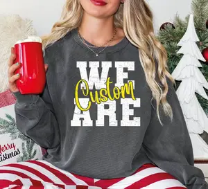 Custom Sports Team Sweatshirts,Custom Football Swaetshirt, Personalized Mascot Sweatshirt, Sports Team Youth Sweatshirt, LS756