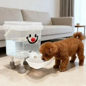 Automatic Pet Water Dispenser, 3L Capacity, No Battery or Plug Needed, Easy Clean Waterproof, Indoor Outdoor Use, Dopamine Inspired Design