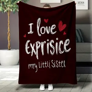 I love Frozen, my sister is perfect for sofa, living room decoration, sofa blanket, fleece blanket, nap blanket, plush texture