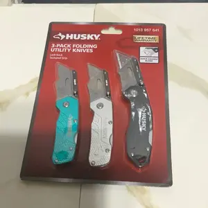 Husky 3-pack Folding Utility Knives Husky 3-pack Folding Utility Knives