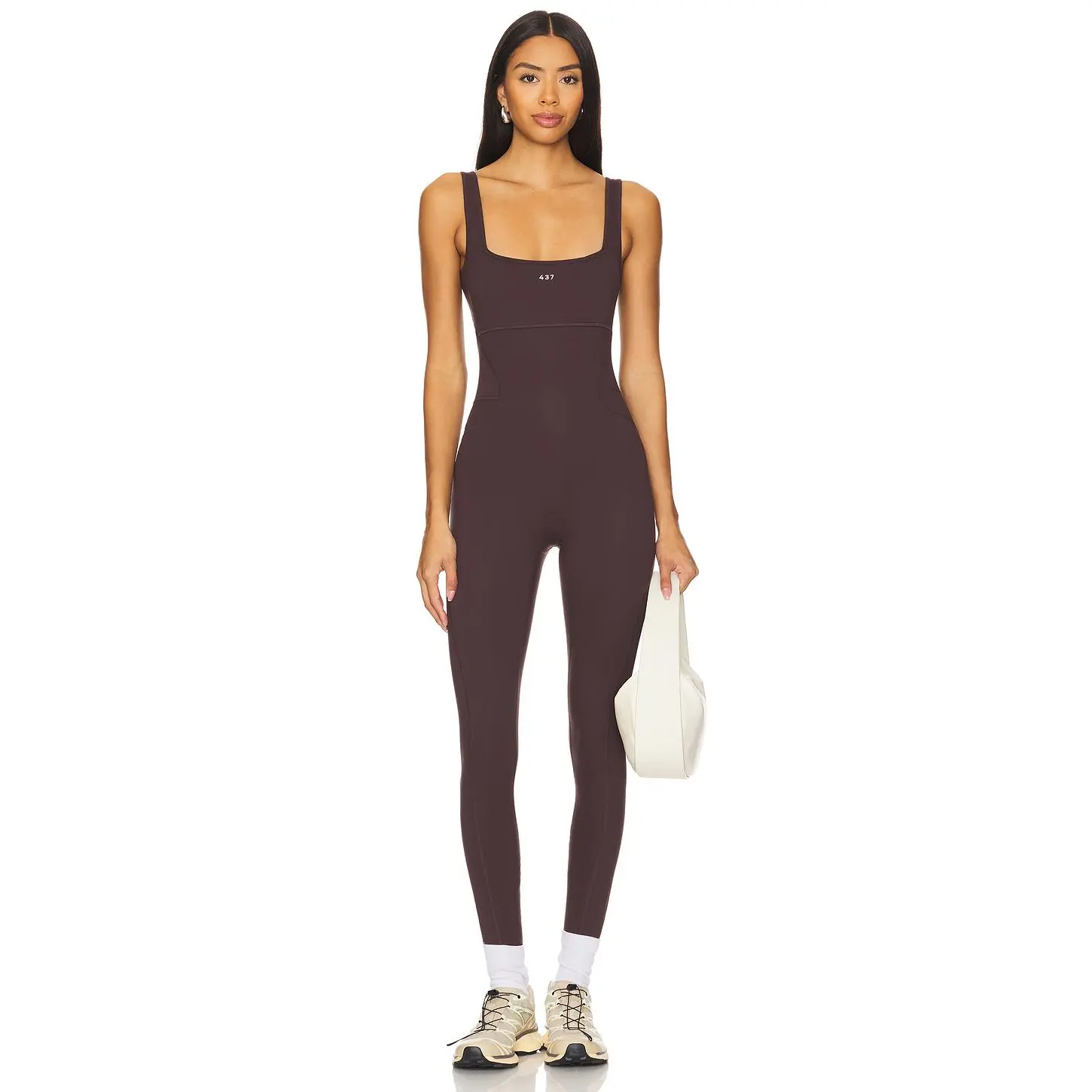 437 The Curve Onesie in Espresso