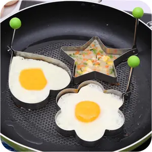 Heart-Shaped Egg Mold, Stainless Steel Non-Stick Pan, Perfect Gift for Holidays, Contemporary Kitchen Tool, Easy to Clean