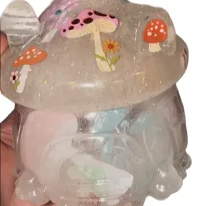 Odd Oasis Realty – 14 Opalcap Lane | Pastel Mushroom Cottage Trinket/Stash Box