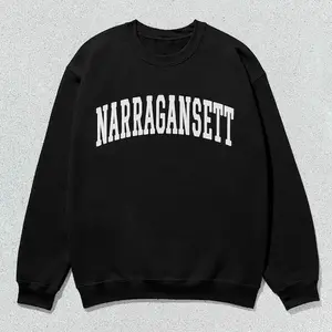 Narragansett Sweatshirt Rhode Island Collegiate Crewneck Sweater Unisex