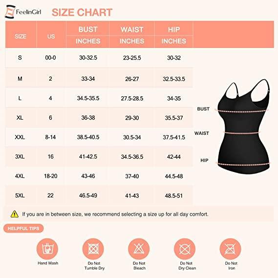 FeelinGirl Seamless Tummy Control Camisole Shapewear Comfort Womenswear