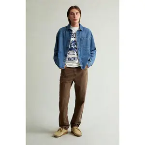 Pacsun Men's Cade Straight Jeans Brown