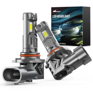 Nilight 9005 HB3 LED Headlight Bulbs, 1:1 Mini Size, Brighter LED Front Lights for Low Beam & High Beam, Led Headlamps Bulbs
