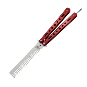 BaliComb: Portable Foldable Comb Stainless Steel Pocket Trainer