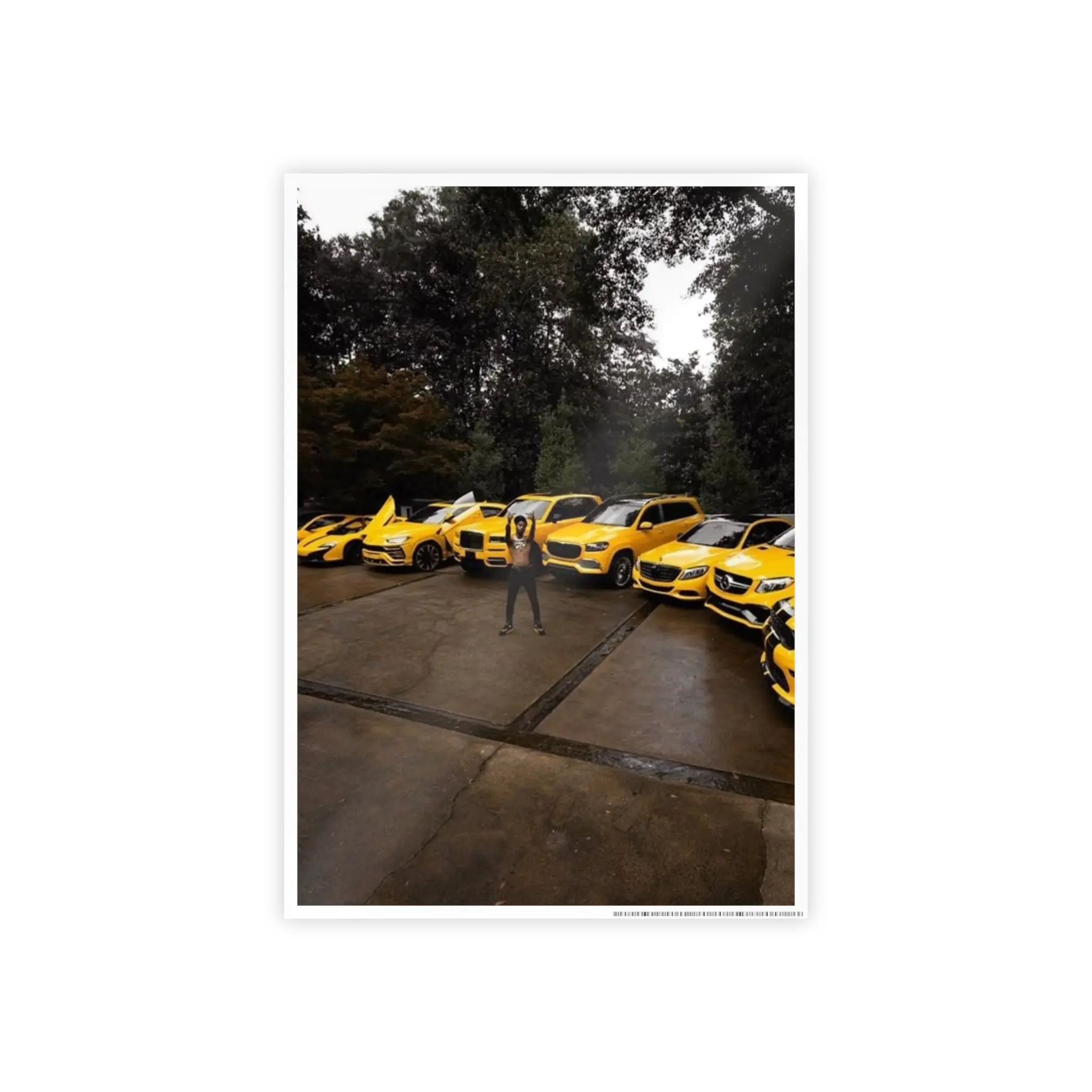 BUMBLE BEE COLLECTION KEY GLOCK POSTER High-Gloss Poster 11.7" X 16.5" Vertical Vibrant Wall Art Decoration for Room Decor Ornaments USA Assembled