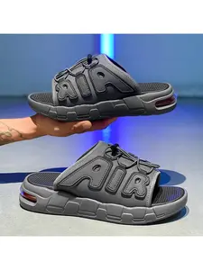 Summer Men's Slippers Suitable for Daily Wear Thick Sole Cool Sandals Casual Air Cushion Slippers, Comfortable and Stylish Footwear