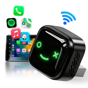 2in1 Wireless Apple CarPlay Adapter for iPhone/Android,Convert Wired to Wireless,Plug & Play,Hands Free Calling Supported,Summervibes,Boyfriend Gifts