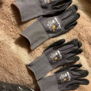 24 Pairs MaxiFlex Gloves Nitrile Micro-Foam Grip Palm & Fingers for Excellent Grip and Abrasion Resistance - Ideal for Cleaning and Hand Protection