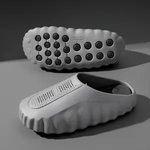 Unisex breathable perforated slides/clogs with thick sole, quick-dry, non-slip EVA—sandals for men and women, suitable for indoor and outdoor use: shower, bathroom, beach, pool, garden,summervibes