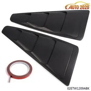 Side Window Visors Rear Side Window Louvers Scoop Cover Vent Fit For Ford Mustang 05-14 R&L Upgraded Version